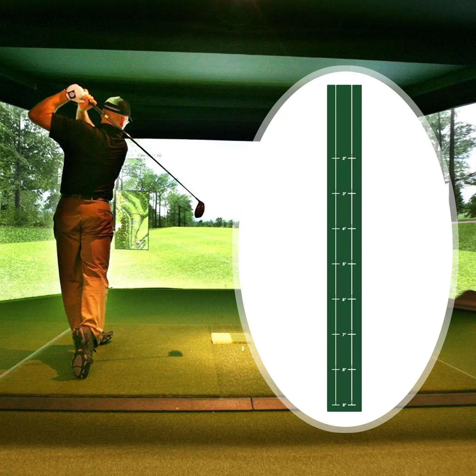 The Precision – Portable Golf Putting Mat | Indoor & Outdoor Practice Trainer