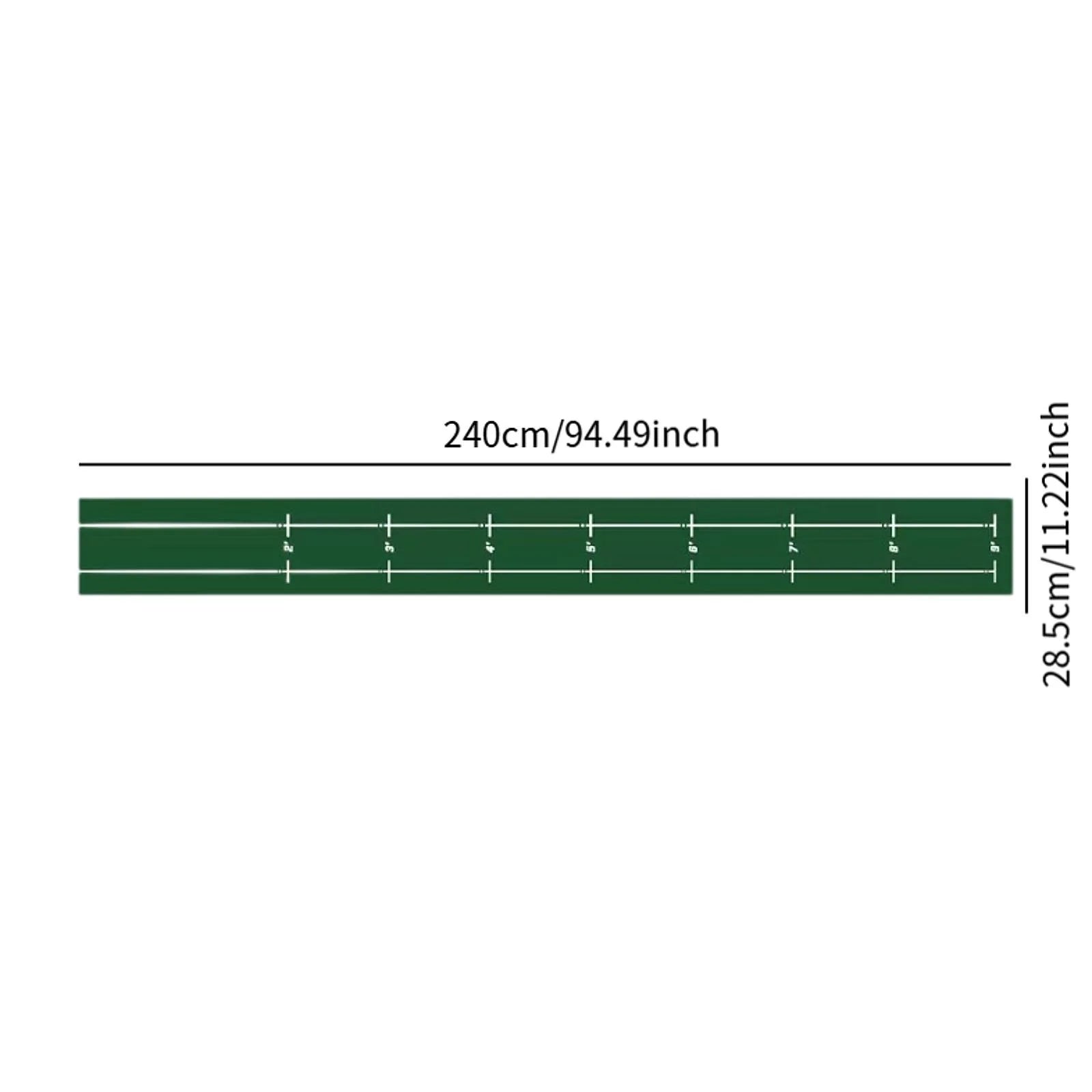 The Precision – Portable Golf Putting Mat | Indoor & Outdoor Practice Trainer