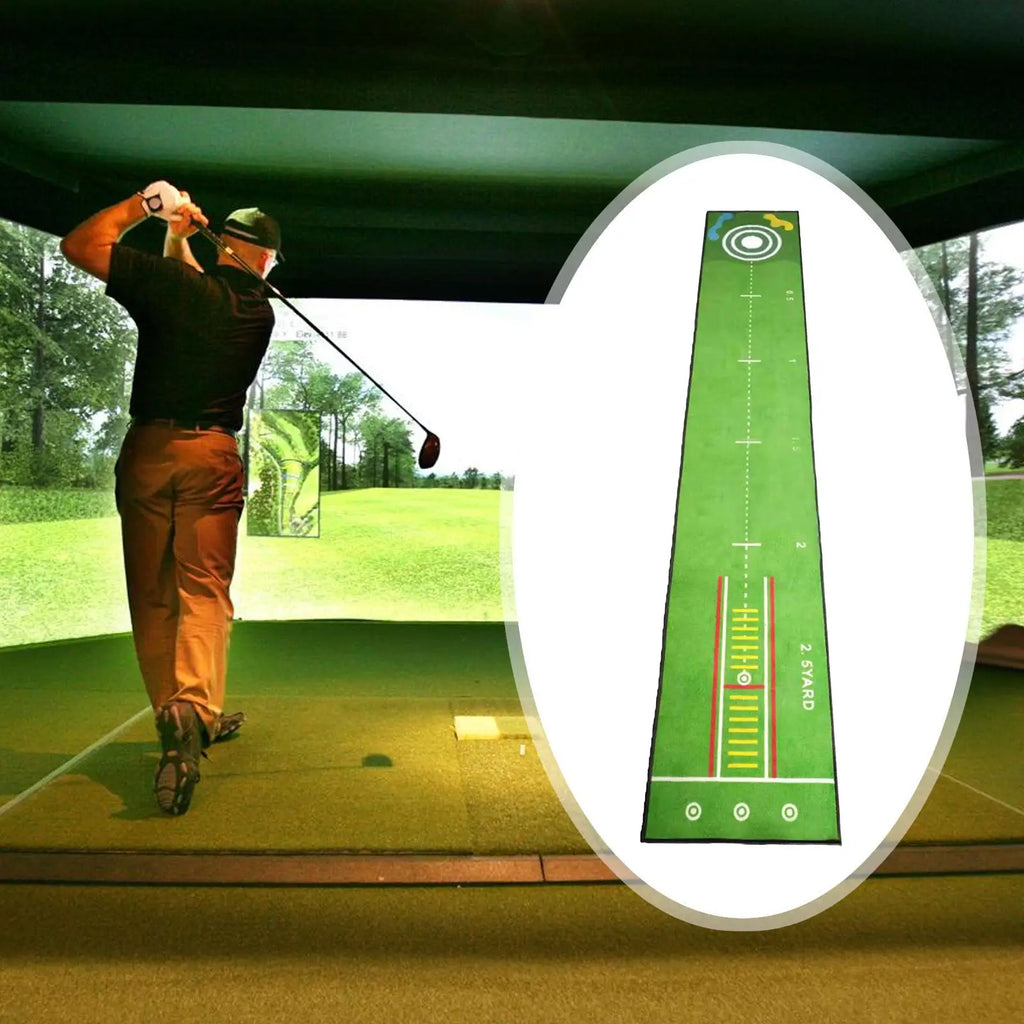 The Precision – Portable Golf Putting Mat | Indoor & Outdoor Practice Trainer