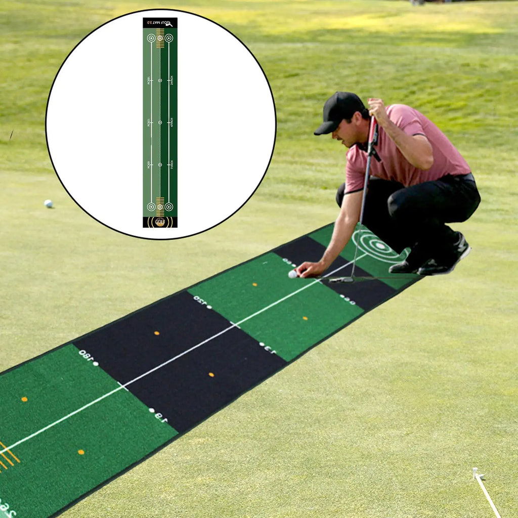 The Precision – Portable Golf Putting Mat | Indoor & Outdoor Practice Trainer