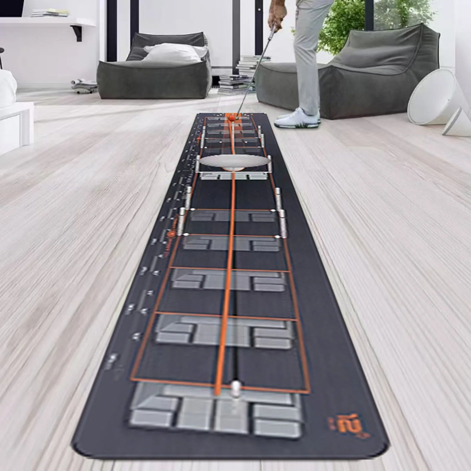 The Precision – Portable Golf Putting Mat | Indoor & Outdoor Practice Trainer