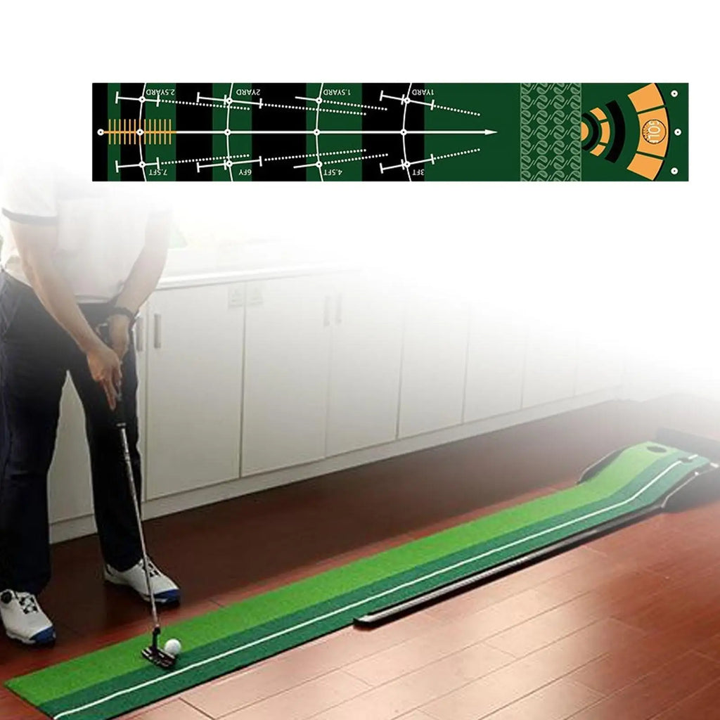 The Precision – Portable Golf Putting Mat | Indoor & Outdoor Practice Trainer