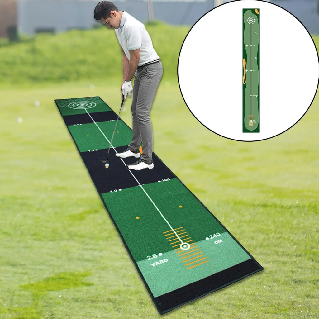 The Precision – Portable Golf Putting Mat | Indoor & Outdoor Practice Trainer