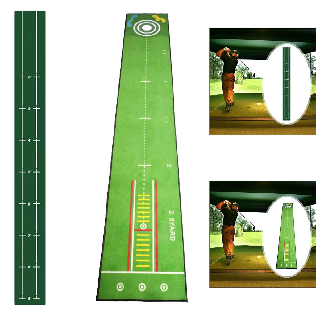 The Precision – Portable Golf Putting Mat | Indoor & Outdoor Practice Trainer