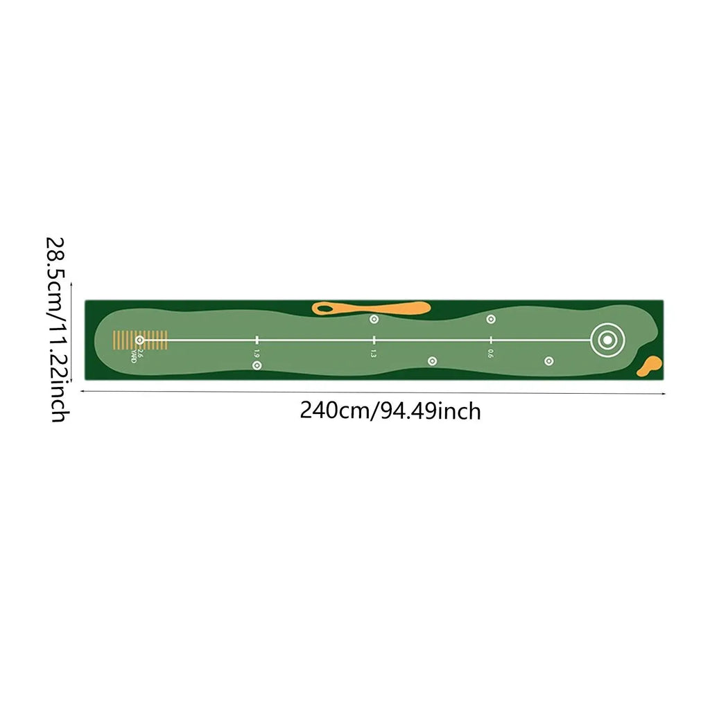 The Precision – Portable Golf Putting Mat | Indoor & Outdoor Practice Trainer