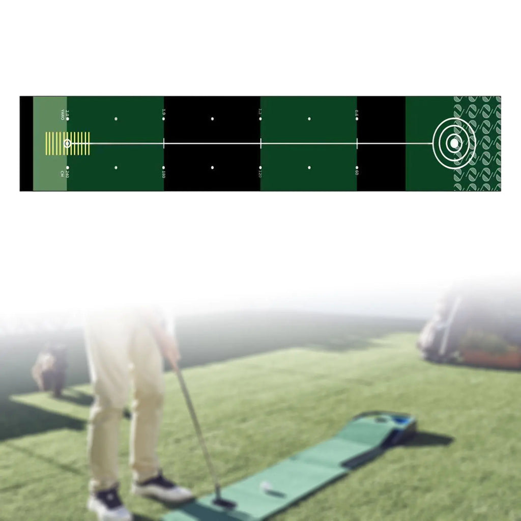 The Precision – Portable Golf Putting Mat | Indoor & Outdoor Practice Trainer
