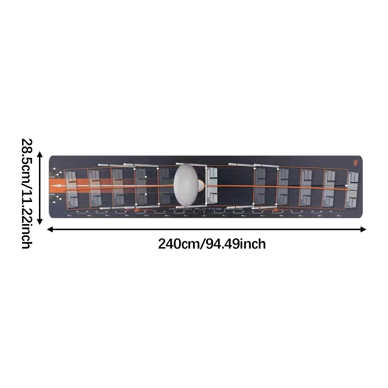 The Precision – Portable Golf Putting Mat | Indoor & Outdoor Practice Trainer