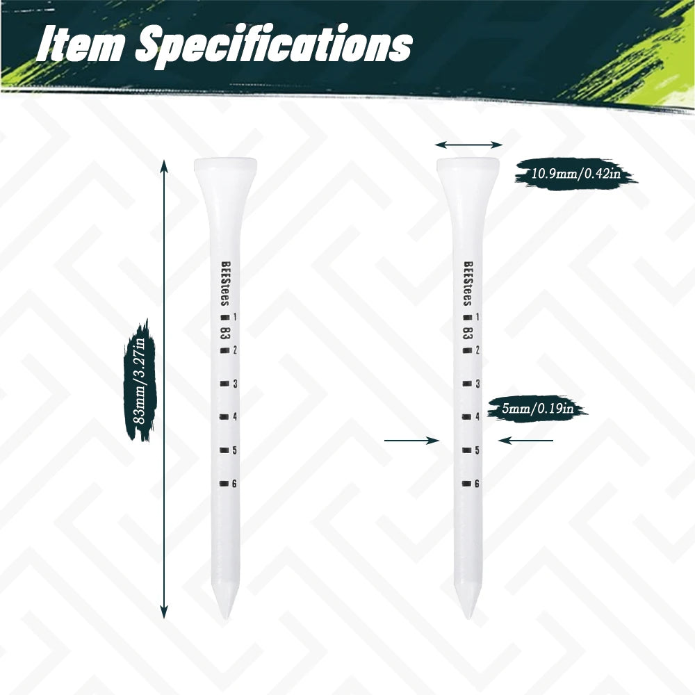 Premium Performance Golf Tees (50 Pack)