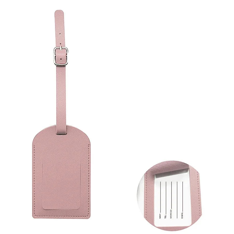 Premium Leather Luggage Tag