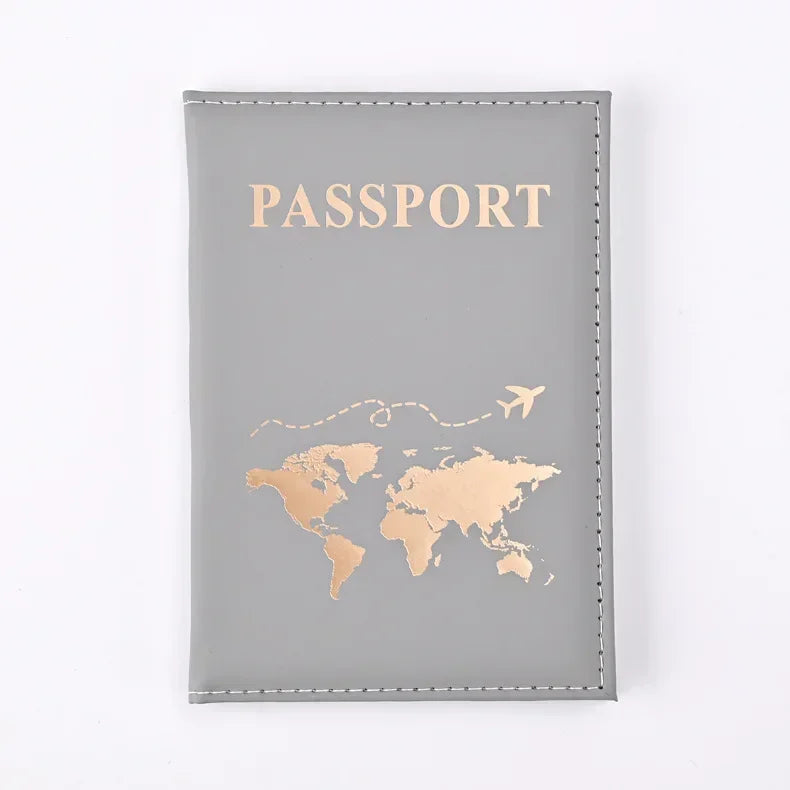 Women Men Travel Passport Holder Case Set Women Men Travel Passport Protective Cover Bags Luggage Tags Bags Travel Accessories