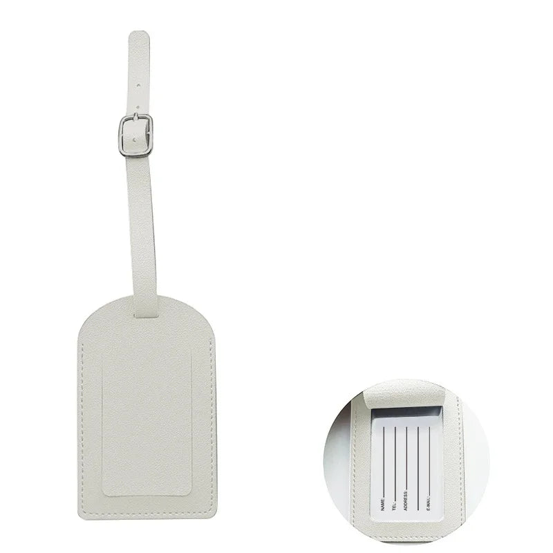 Premium Leather Luggage Tag