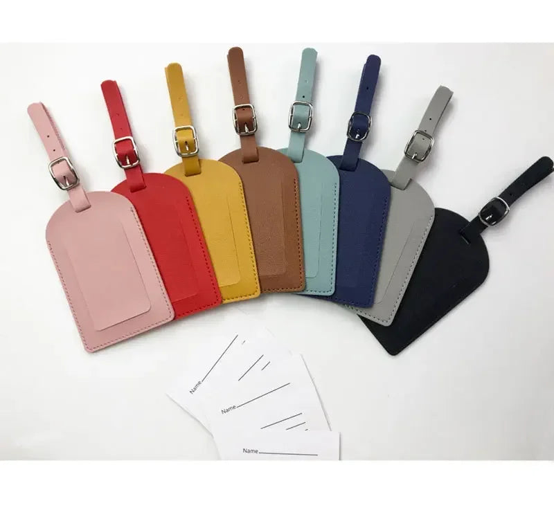 Leather Travel Luggage Tag
