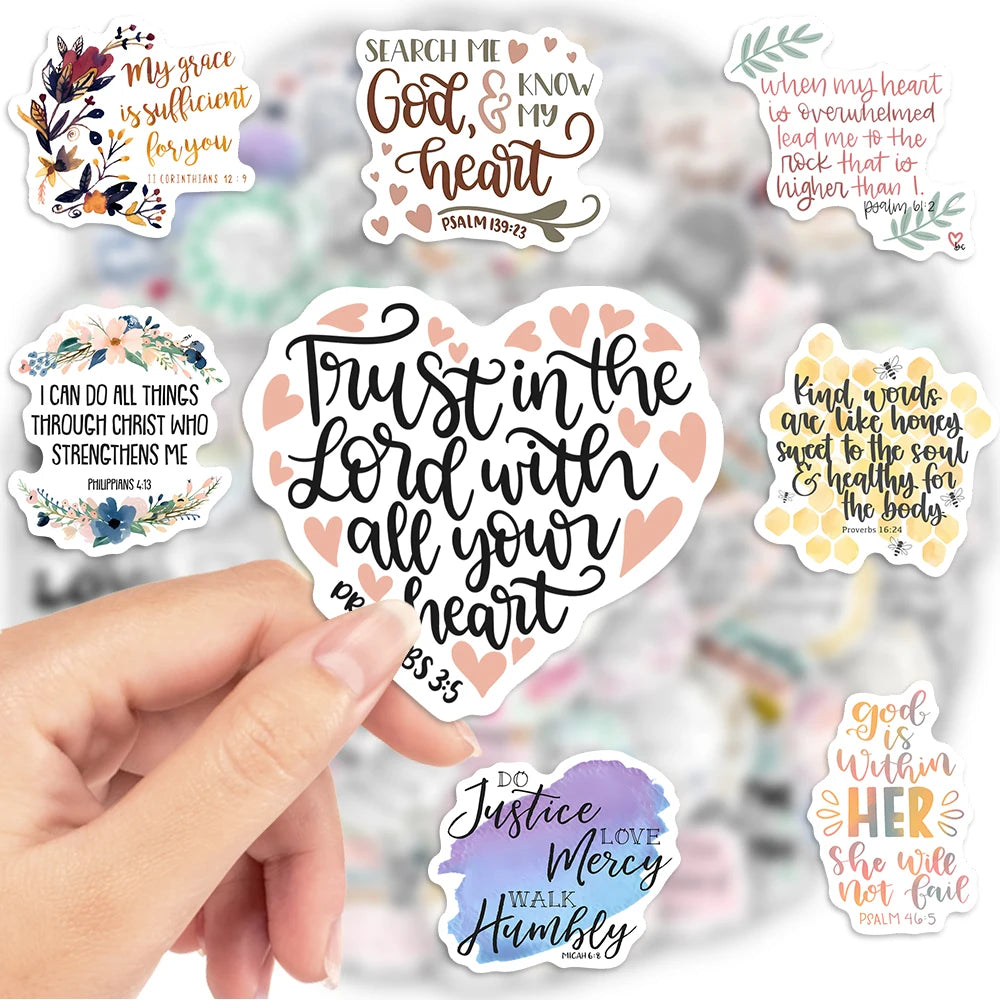 Inspirational Bible Verses Stickers