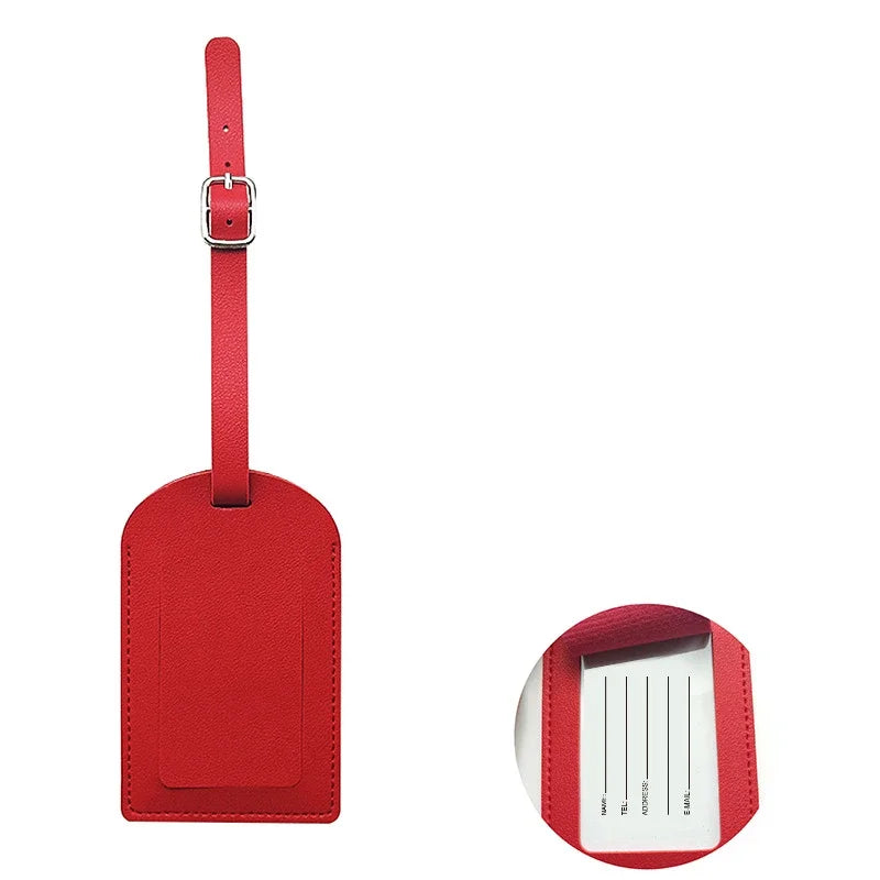Premium Leather Luggage Tag
