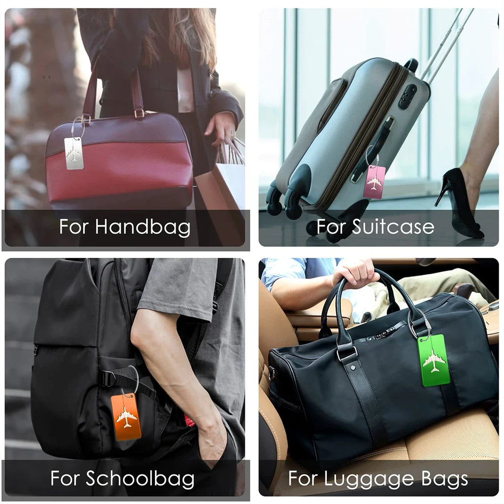 Premium Aluminum RFID Luggage Tag