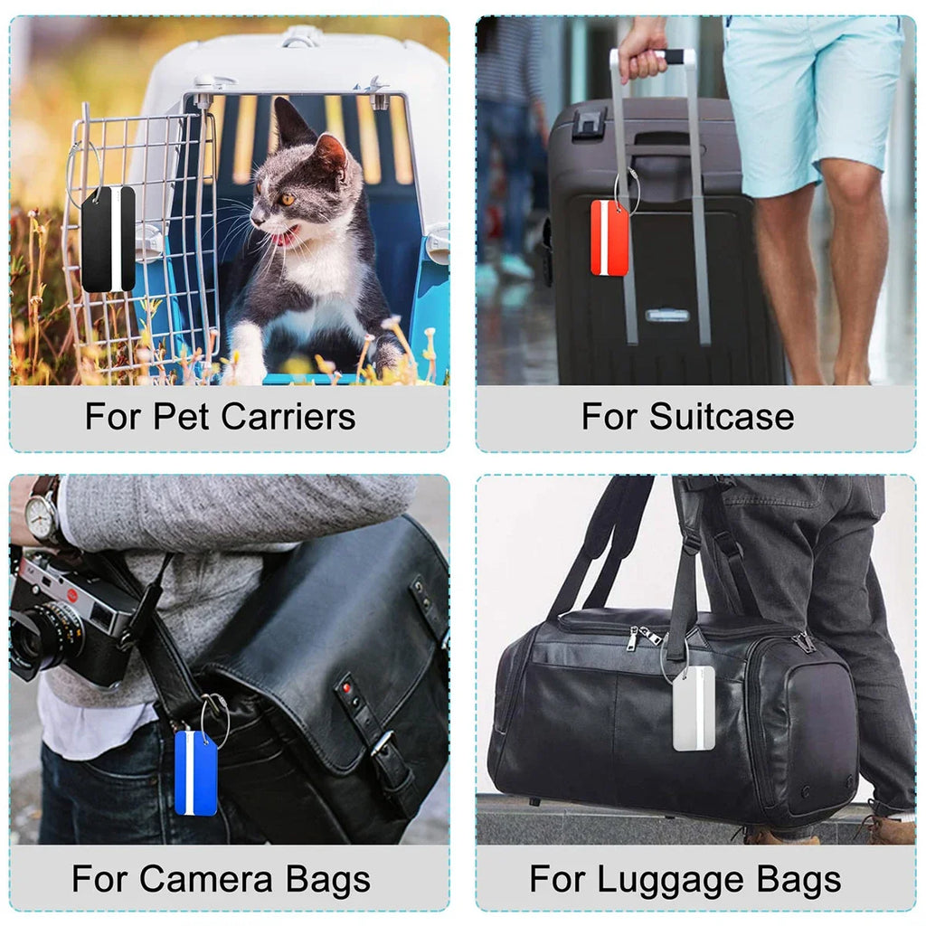 Premium Aluminum RFID Luggage Tag