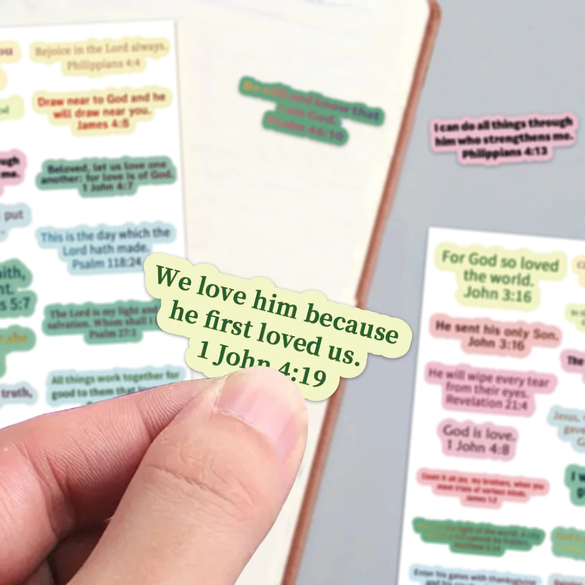 Bible Verse Sticker Collection