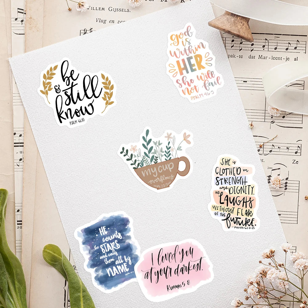 Inspirational Bible Verses Stickers