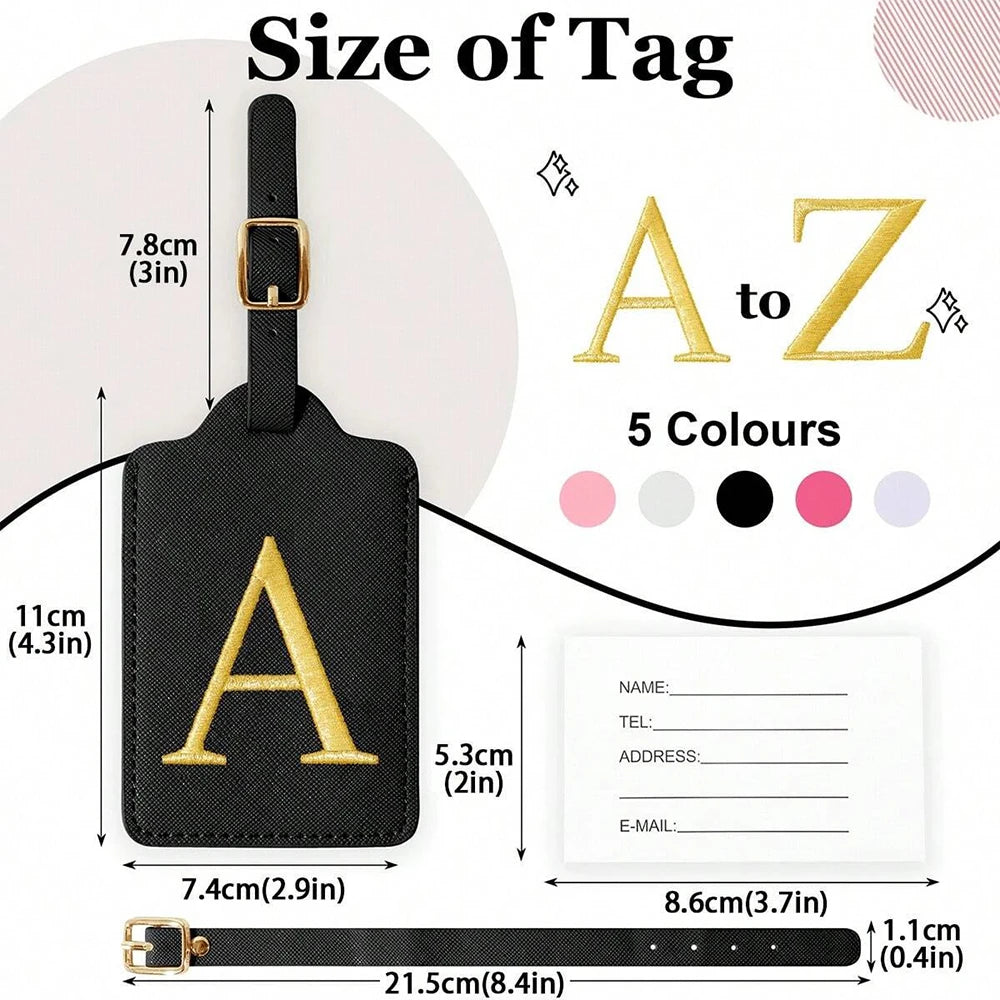 Premium Leather Travel Tag