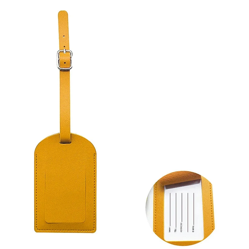 Premium Leather Luggage Tag