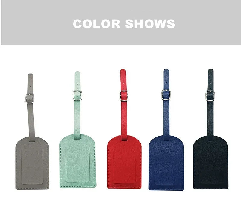 Leather Travel Luggage Tag
