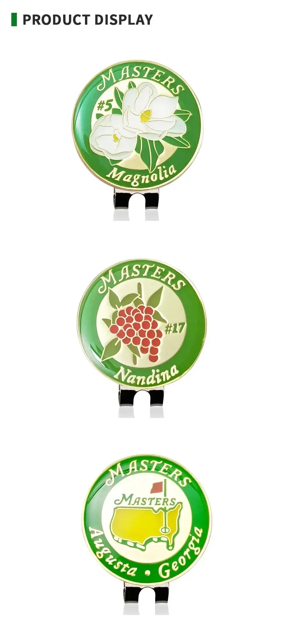 USA Magnetic Golf Ball Marker