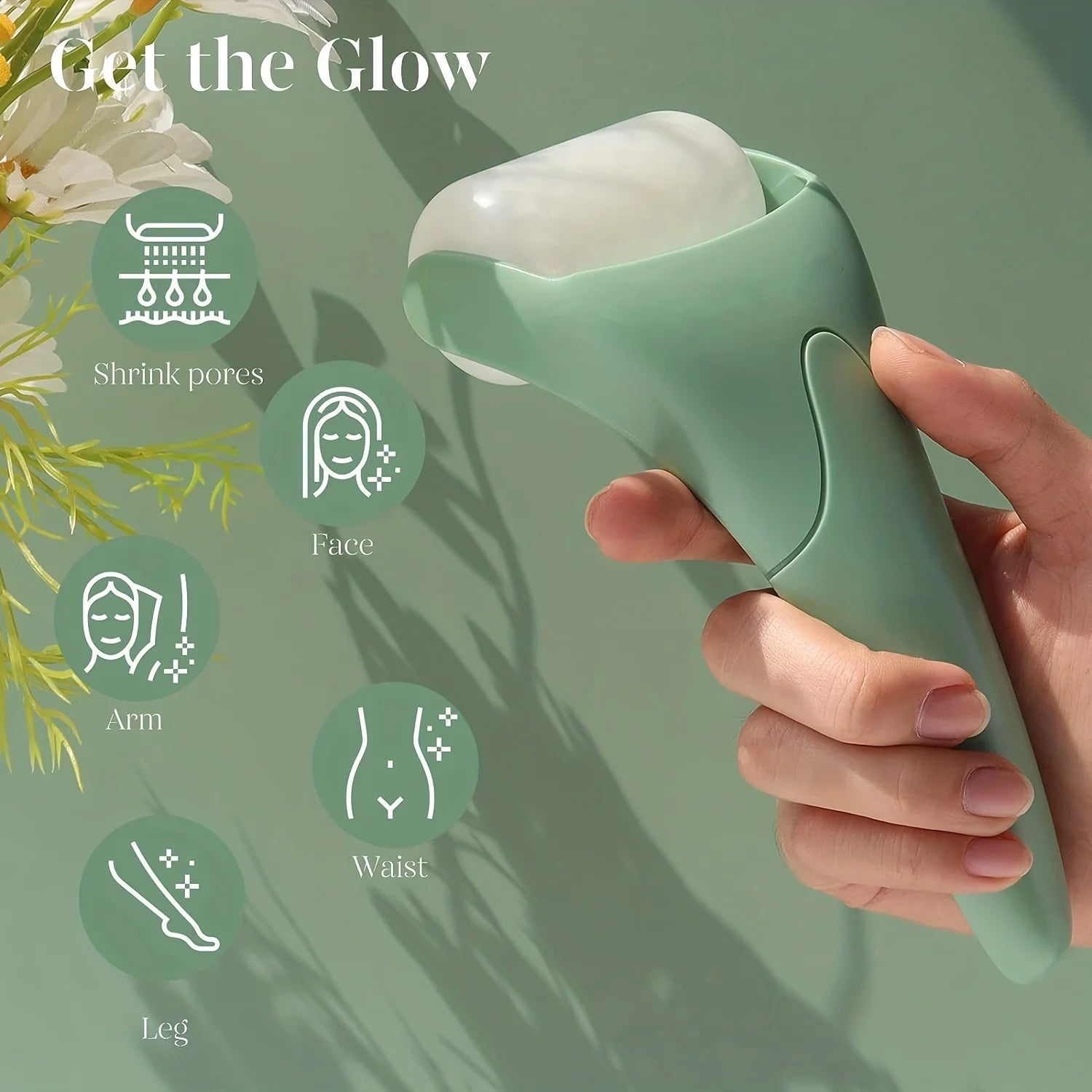 Large Facial Cooling Beauty Massage Roller