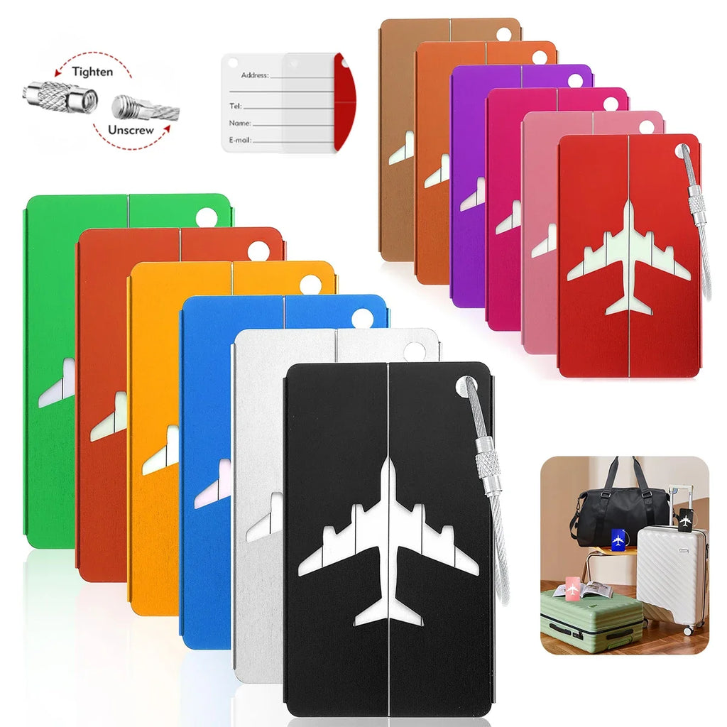 Premium Aluminum RFID Luggage Tag
