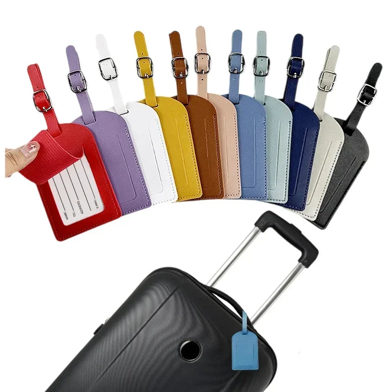 Leather Travel Luggage Tag