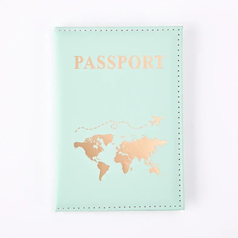 Women Men Travel Passport Holder Case Set Women Men Travel Passport Protective Cover Bags Luggage Tags Bags Travel Accessories
