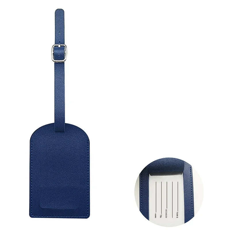 Premium Leather Luggage Tag