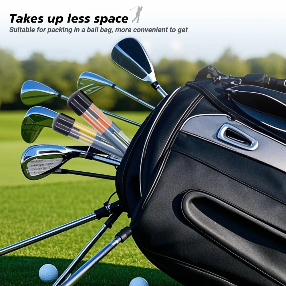 5 Color Golf Accessories Alignment Stick- 2 Sets 48inch Alignment Collapsible Training Tools
