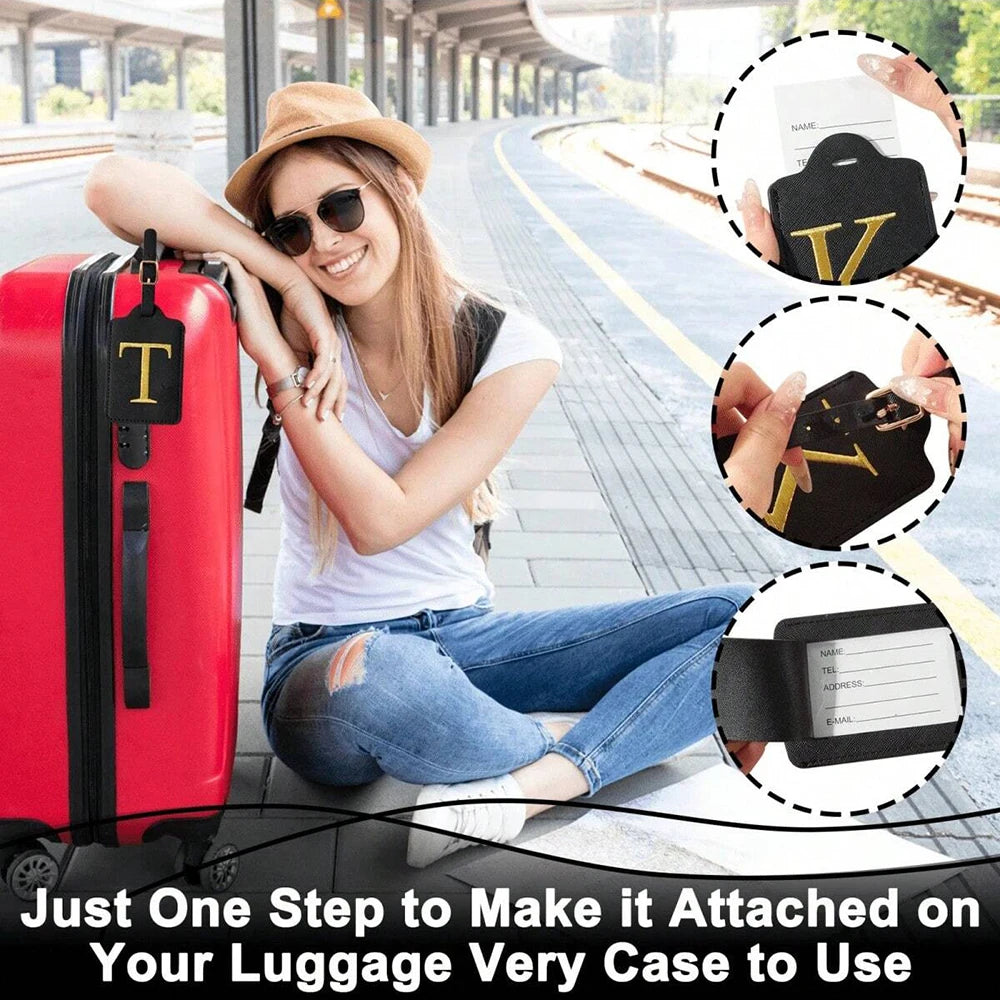 Premium Leather Travel Tag