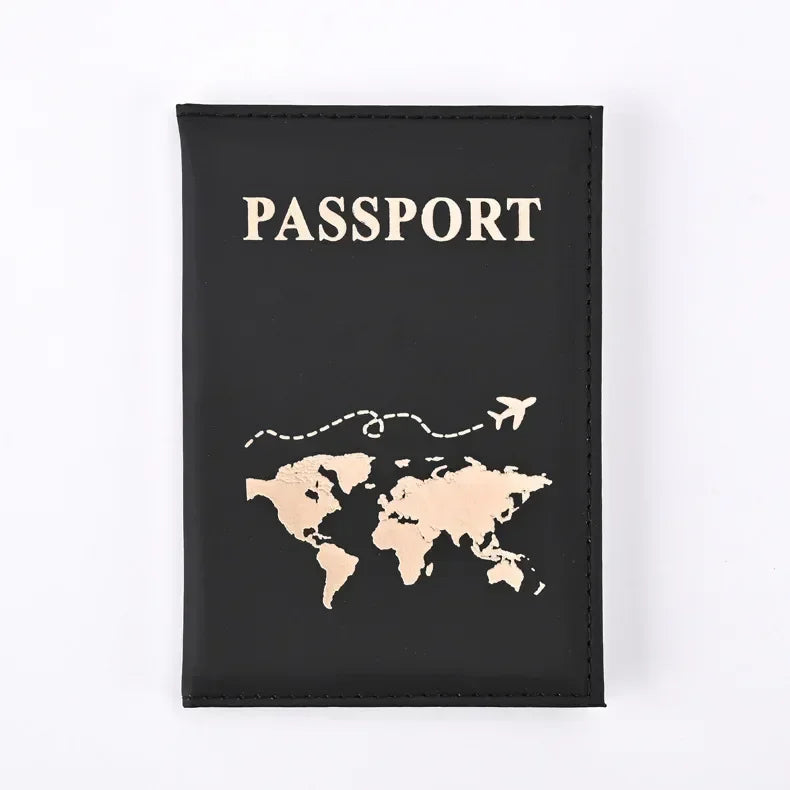 Women Men Travel Passport Holder Case Set Women Men Travel Passport Protective Cover Bags Luggage Tags Bags Travel Accessories