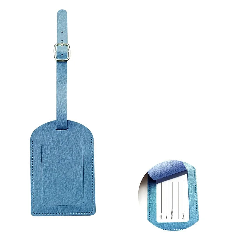 Premium Leather Luggage Tag