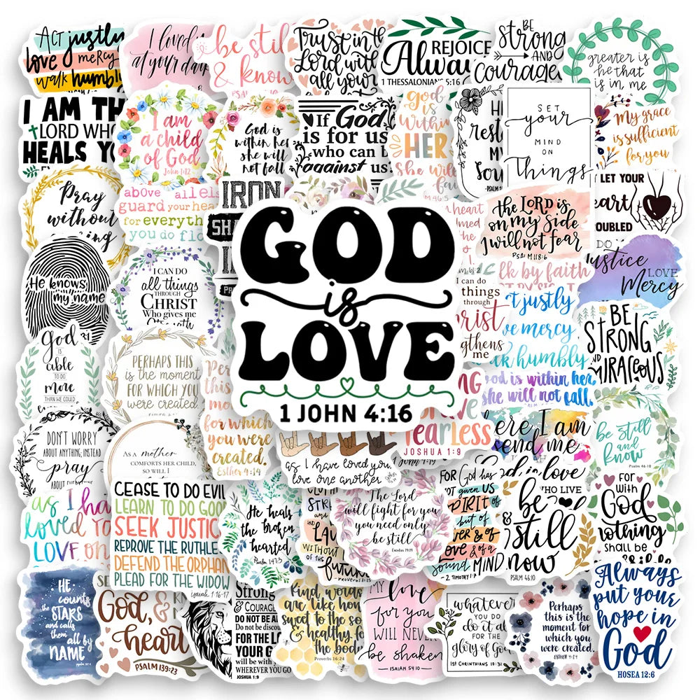 Inspirational Bible Verses Stickers