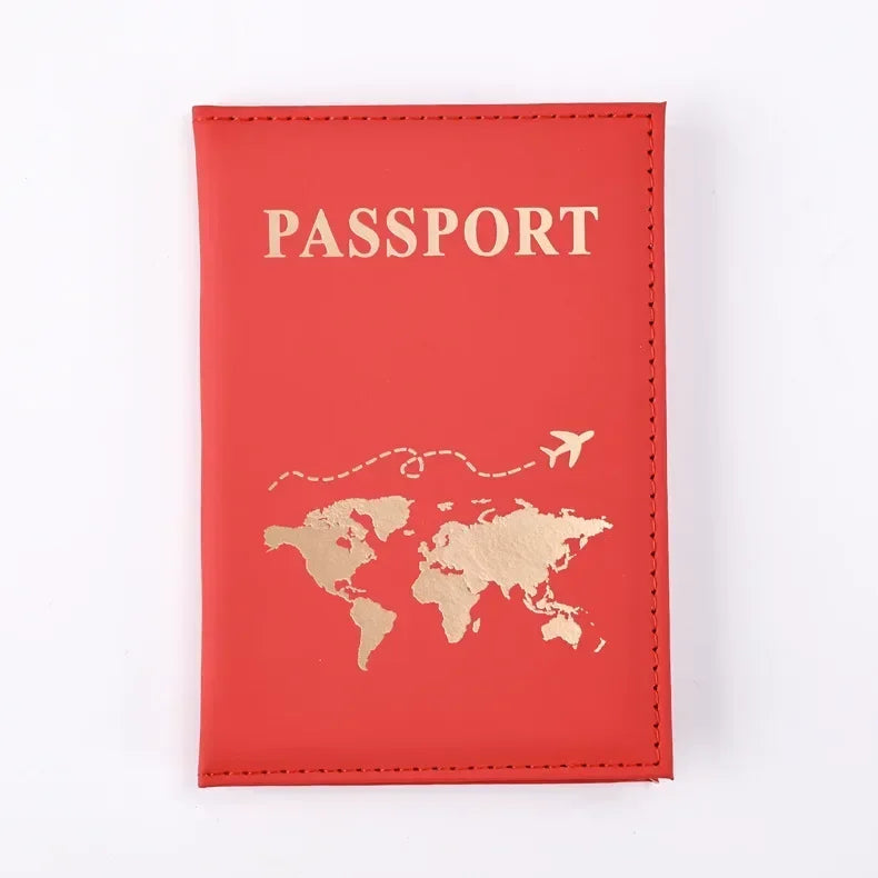 Women Men Travel Passport Holder Case Set Women Men Travel Passport Protective Cover Bags Luggage Tags Bags Travel Accessories