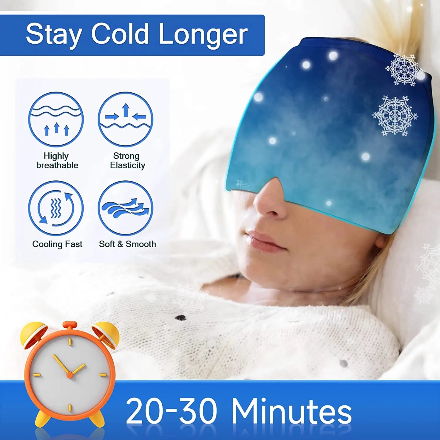 Hot & Cold Therapy Sleep Mask | Headache, Migraine & Recovery Relief