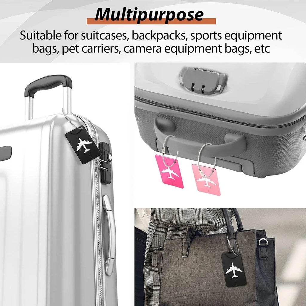 Premium Aluminum RFID Luggage Tag