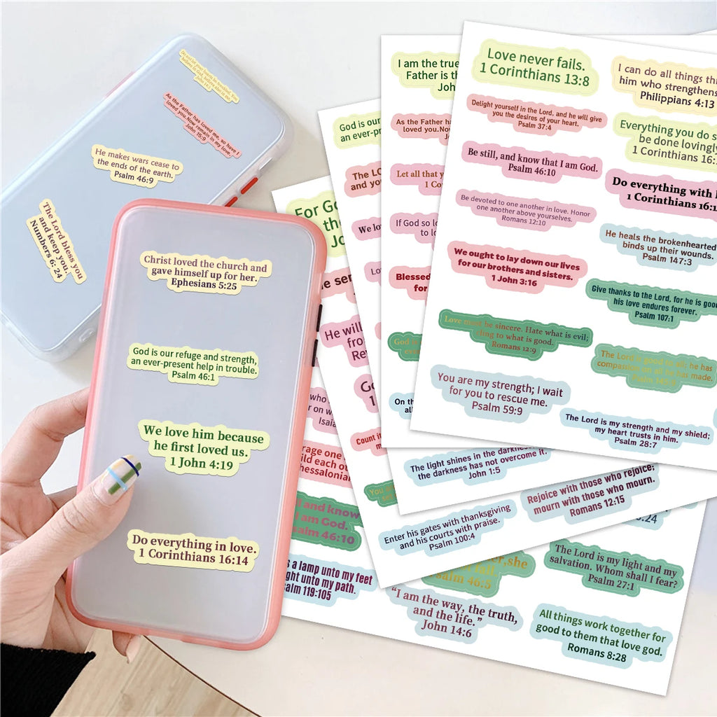 Bible Verse Sticker Collection
