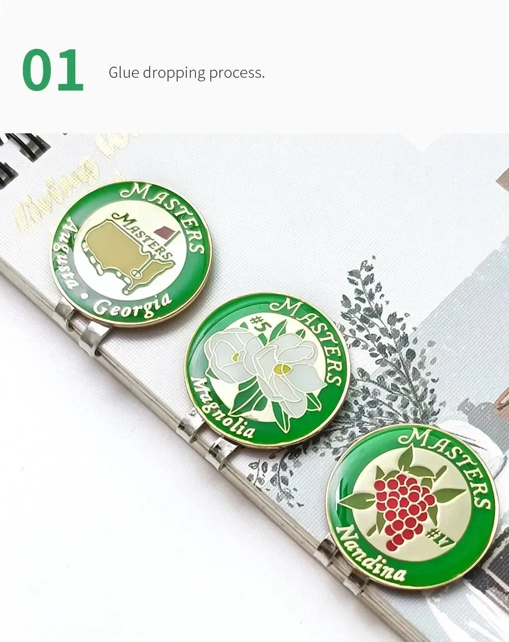 USA Magnetic Golf Ball Marker