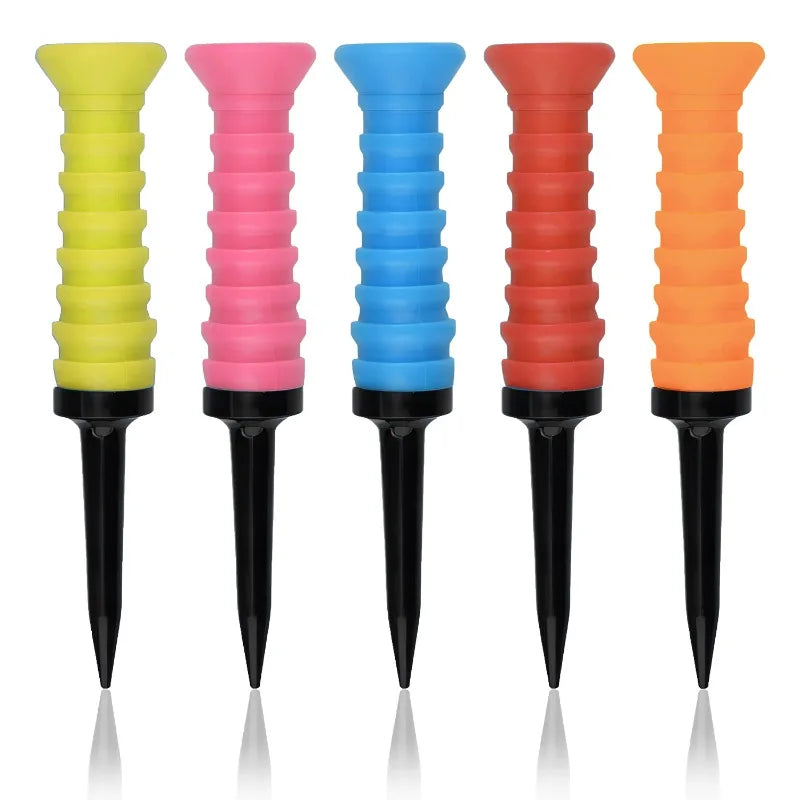 Premium Performance Rubber Golf Tees (5 Pack)