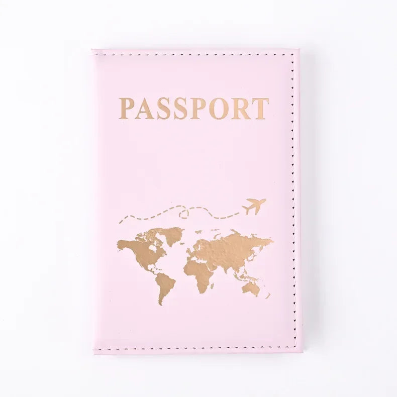 Women Men Travel Passport Holder Case Set Women Men Travel Passport Protective Cover Bags Luggage Tags Bags Travel Accessories