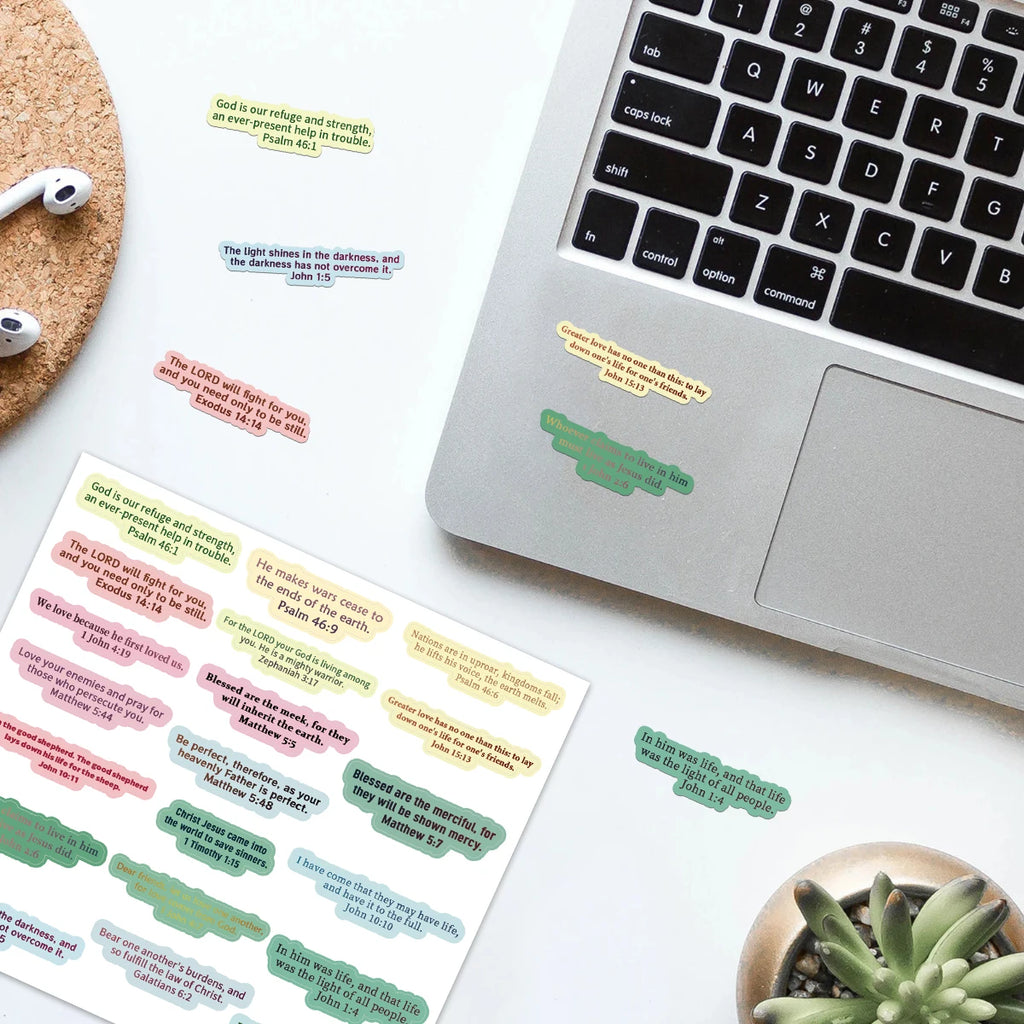 Bible Verse Sticker Collection