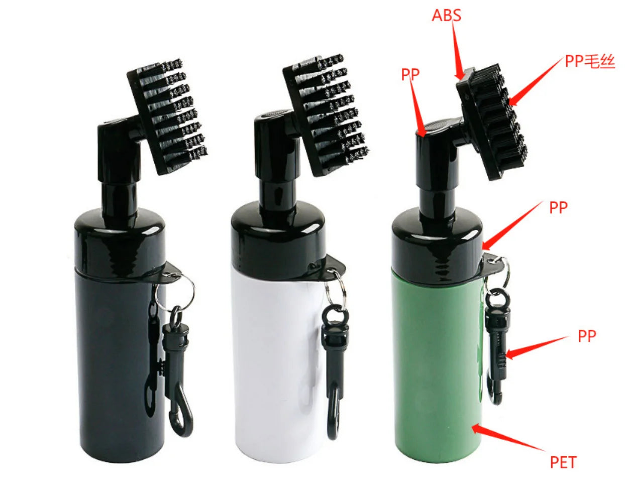 Golf Club Cleaner Bottle Brush