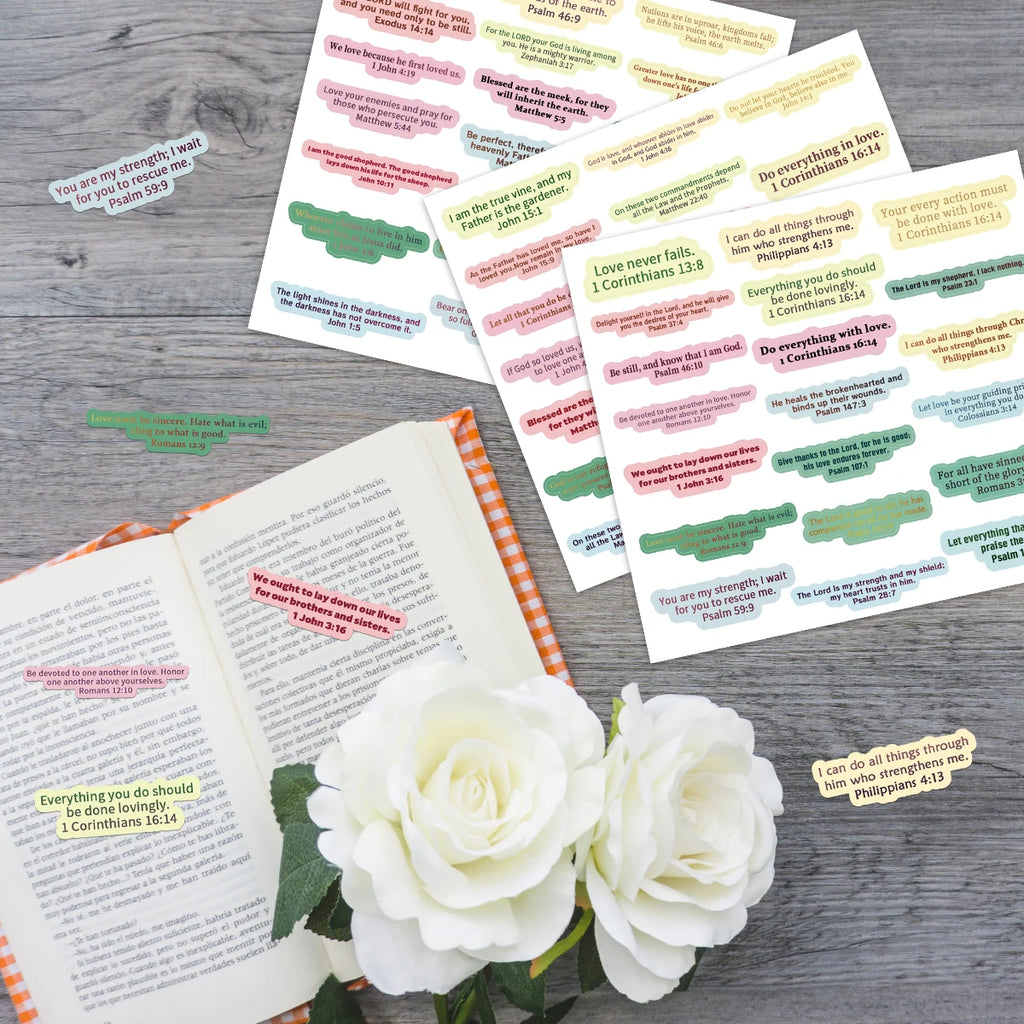 Bible Verse Sticker Collection