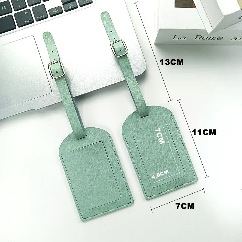 Leather Travel Luggage Tag