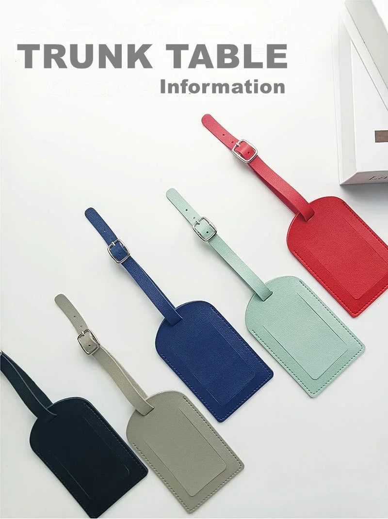 Leather Travel Luggage Tag