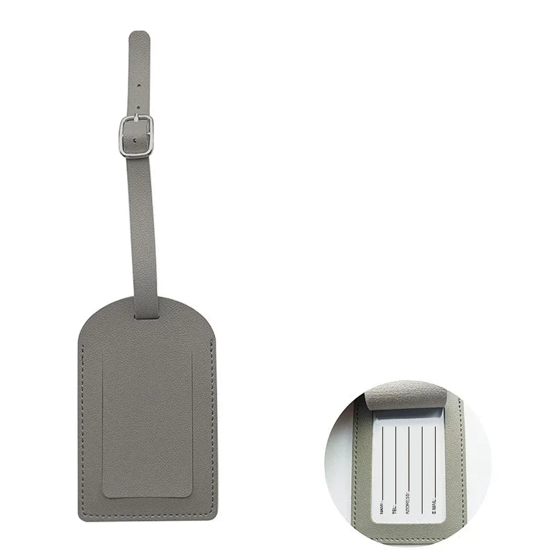 Premium Leather Luggage Tag