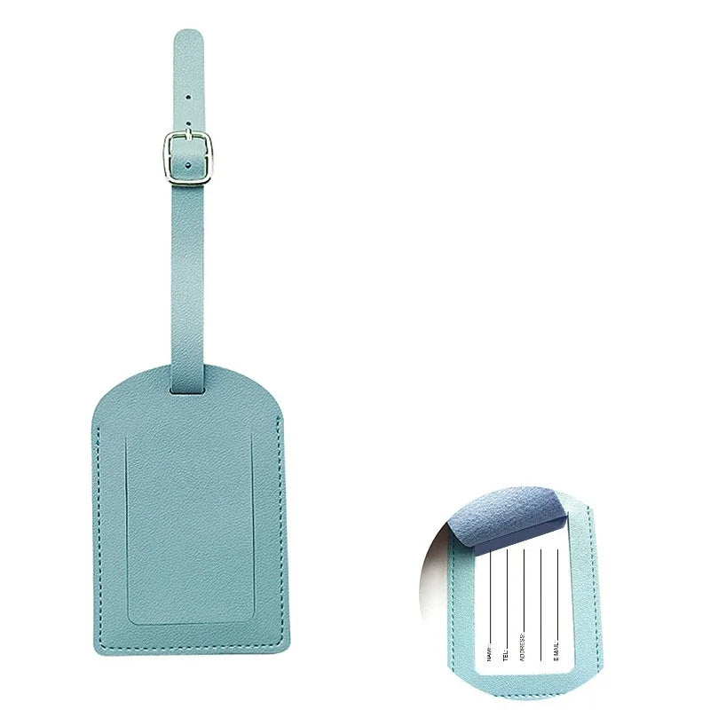 Premium Leather Luggage Tag